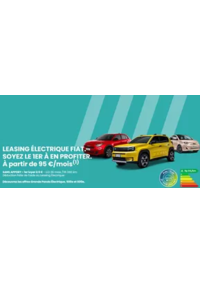 Prospectus Fiat EVREUX : À partir de 95 € / mois (1) SANS APPORT, 1er loyer à 0 €.
