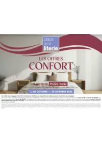 Prospectus Place de la literie VALENCE : Les offres confort