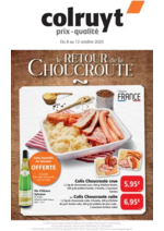 Prospectus Colruyt : Le retour de la choucroute