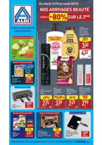 Prospectus Aldi Bordeaux : Nos arivages beauté