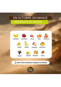 Prospectus Biomonde AUBENAS : Octobre fruits & legumes