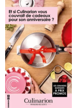 Prospectus Culinarion : Et si Culinarion vous couvrait de cadeaux pour son anniversaire ?