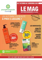 Prospectus Parapharmacie E.Leclerc : Magazine Automne