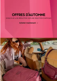 Prospectus Kipling PARIS : Cette offre est valide du 02.10.2025 à 00h01 au 19.10.2025 à 23h59