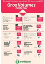 Prospectus Promocash : Cros volumes Petits Prix
