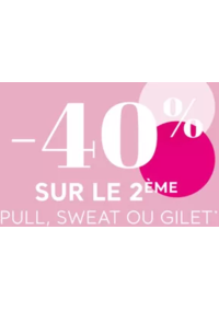 Prospectus Cache cache CHAMBOURCY RN 13 - Centre commercial Carrefour : -40% sur le 2ème pull, sweat ou gilet femme