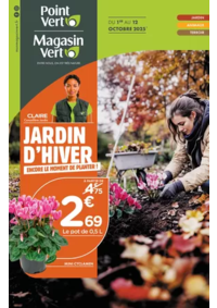 Prospectus Point Vert LIBOURNE-FRONSAC : JARDIN D'HIVER ENCORE LE MOMENT DE PLANTE !