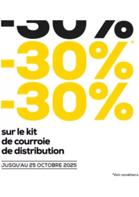 Prospectus Midas Saint-Malo : Jusqu’au 25 octobre, profitez de -30%* de réduction sur le kit de courroie de distribution