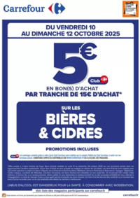 Prospectus Carrefour Express Tours Maginot : OPÉRATION BON(S) D’ACHAT BIÈRES ET CIDRES