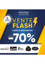 Prospectus Pacific Pêche : Jusqu'à -70% sur une sélection de grandes marques . Disponible en magasin et sur le web !