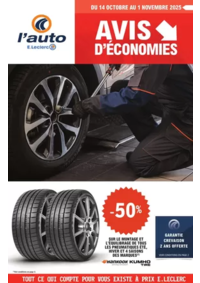 Prospectus L'auto E.Leclerc AZAY LE BRULE : AVIS DECONOMIE 5