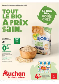 Prospectus Auchan Villars Porte du Furez : Tout le bio à prix sain