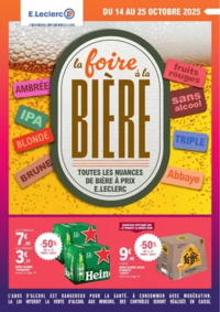 Prospectus E.Leclerc CHATEAUDUN : FOIRE A LA BIERE - MIXTE