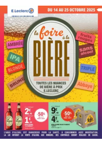 Prospectus E.Leclerc NEUFCHATEL EN BRAY : FOIRE A LA BIERE - MIXTE