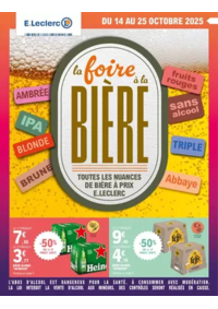 Prospectus E.Leclerc MONTCEAU LES MINES : FOIRE A LA BIERE - MIXTE