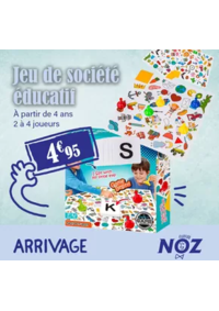 Prospectus NOZ Châteaudun : Jeu de société éducatif
