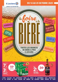 Prospectus E.Leclerc CARHAIX PLOUGUER : FOIRE A LA BIERE - MIXTE
