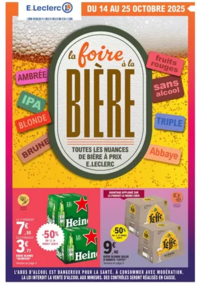 Prospectus E.Leclerc MEYRARGUES : FOIRE A LA BIERE - MIXTE