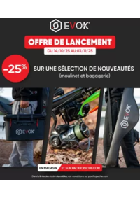 Prospectus Pacific Pêche MONTBELIARD - VOUJEAUCOURT  : Nouveautés Evok