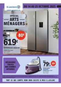 Prospectus E.Leclerc Herbignac : ARTS MENAGERS OCTOBRE