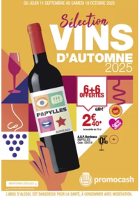 Prospectus Promocash Saint Pierre des Corps : Sélection vins d'automne 2025