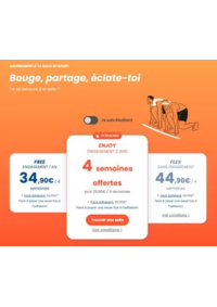 Prospectus L'Orange bleue Fitness Marseille 4 : Bouge, partage, éclate-toi