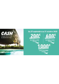 Prospectus Cash Piscine Oloron Sainte Marie : Cash construction et rénovation