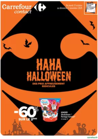 Prospectus Carrefour Contact Rouvroy : HAHA HALLOWEEN