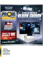 Prospectus Proxi Confort : ProxiConfort BB Black Friday 2025