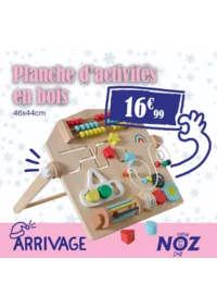 Prospectus Noz Savigny le Temple : Planche d'activités en bois