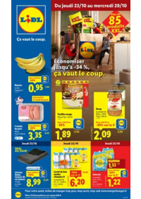 Prospectus Lidl SENE : Les grands formats à prix mini chez Lidl avec la gamme XXL, ça vaut le coup !