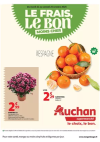Prospectus Auchan Supermarché Launaguet : Le frais, le bon moins cher