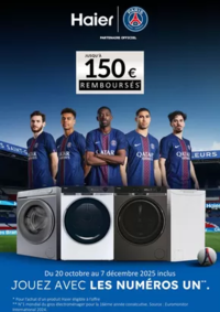 Prospectus Boulanger Saint Orens : OFFRE Haier: jusqu'à 100€ remboursés !