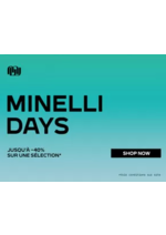 Prospectus Minelli : Minelli days Jusqu'à -40%