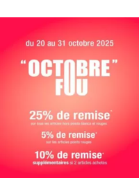Prospectus MAUBOUSSIN ASNIERES SUR SEINE : Octobre fou!