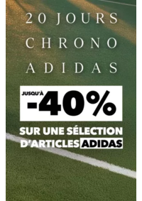Prospectus Endurance Shop Sillingy : Promo adidas : Jusqu'à -40% sur une sélection de produits
