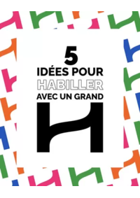 Prospectus La Halle : Les essentiels de la saison ? Les bottines, évidemment Voici nos 5 idées pour Habiller vos pieds cet automne !