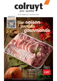 Prospectus Colruyt CHAMPAGNOLE : Une saison pour les gourmands