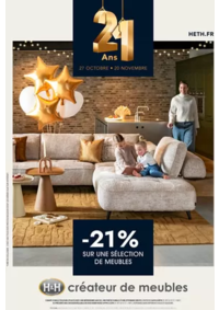 Prospectus H&H Orvault : -21 % SUR UNE SÉLECTION DE MEUBLES