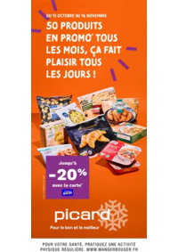 Prospectus Picard ABBEVILLE : 50 produits en promo tous les mois, ça fait plaisir tous les jours !