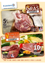 Prospectus E.Leclerc : FOIRE AU GRAS - DATES 1