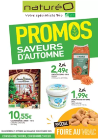 Prospectus NaturéO Amilly : PROMOS SAVEURS D'AUTOMNE