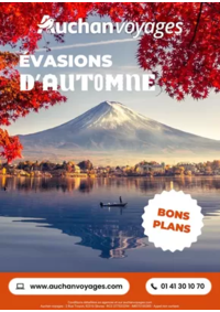 Prospectus Auchan DOMERAT : Auchan Voyages : évasion d'automne