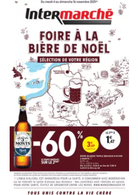 Prospectus Intermarché Super : S45/46 - R1 - FOIRE A LA BIERE - APEROTIME