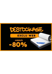 Prospectus Le Roi du Matelas Lys-Lez-Lannoy : Offre Destockage jusqu'à -80%