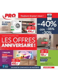 Prospectus Pro&Cie St Jean De Monts : LES OFFRES ANNIVERSAIRE