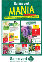 Prospectus Gamm vert : MANIA DES PROMOTIONS DANS TOUS LES RAYONS