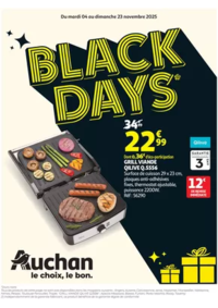 Prospectus Auchan ST MARTIN BOULOGNE : Les Black Days c'est parti !