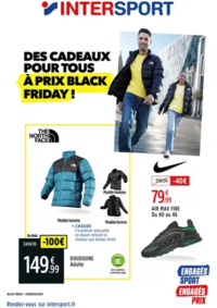 Prospectus Intersport ANDELNANS : Des cadeaux pour tous à prix black Friday !