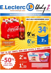 Prospectus E.Leclerc CLICHY SOUS BOIS : Tout ce qui compte pour vous